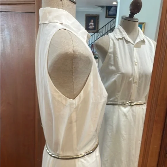 Vintage Cream Midi Dress - Picture 6 of 14